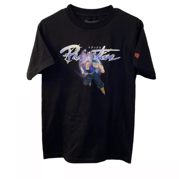 Dragon Ball Z Other - Primitive Skateboarding x Dragon Ball Z Nuevo Trunks Black T-Shirt Adult S NWOT